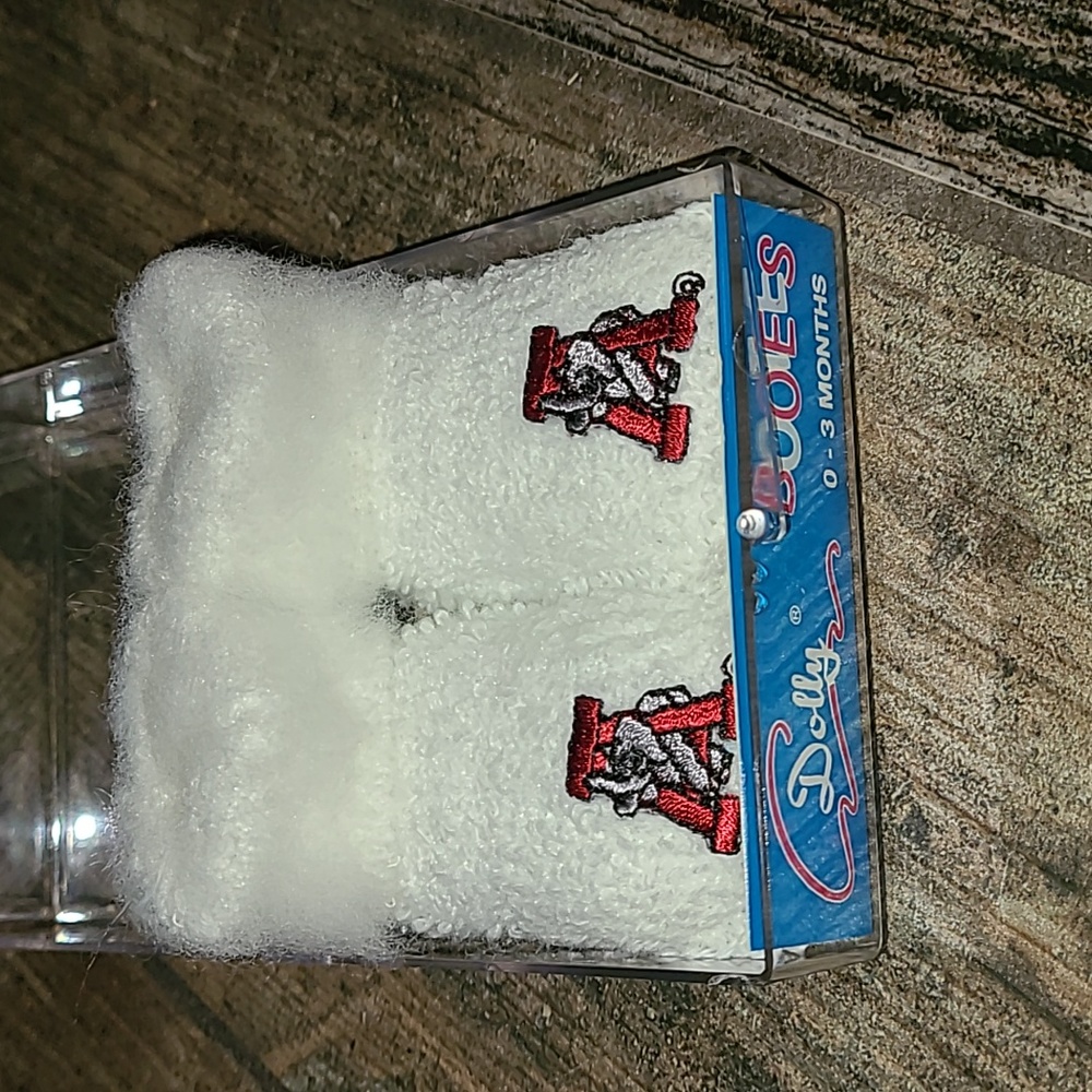 Vintage Dolly Bootees University of Alabama